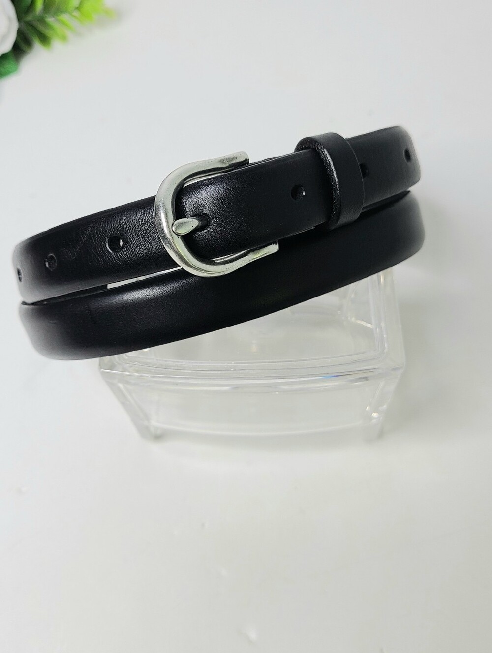 GAP Black Genuine Leather Made in USA Vintage Belt